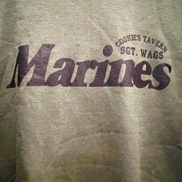 US Marines Semper Fi Cookie's Tavern Sgt. Wags Sweatshirt South Philly Sz XL - Picture 3 of 6